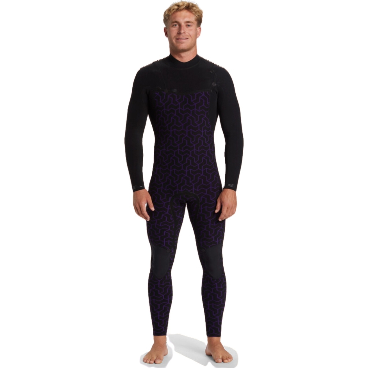 2025 Billabong Heren Furnace Natural 5/4mm Borst Ritssluiting Wetsuit ABYW100260 - Black